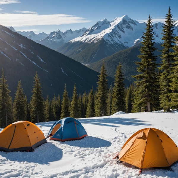 Quels sont les conseils pour camper en toute sécurité dans des zones sujettes aux avalanches?