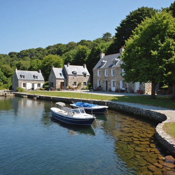 Où peut-on trouver une maison de vacances en Bretagne avec des ateliers de cuisine et des excursions en mer?